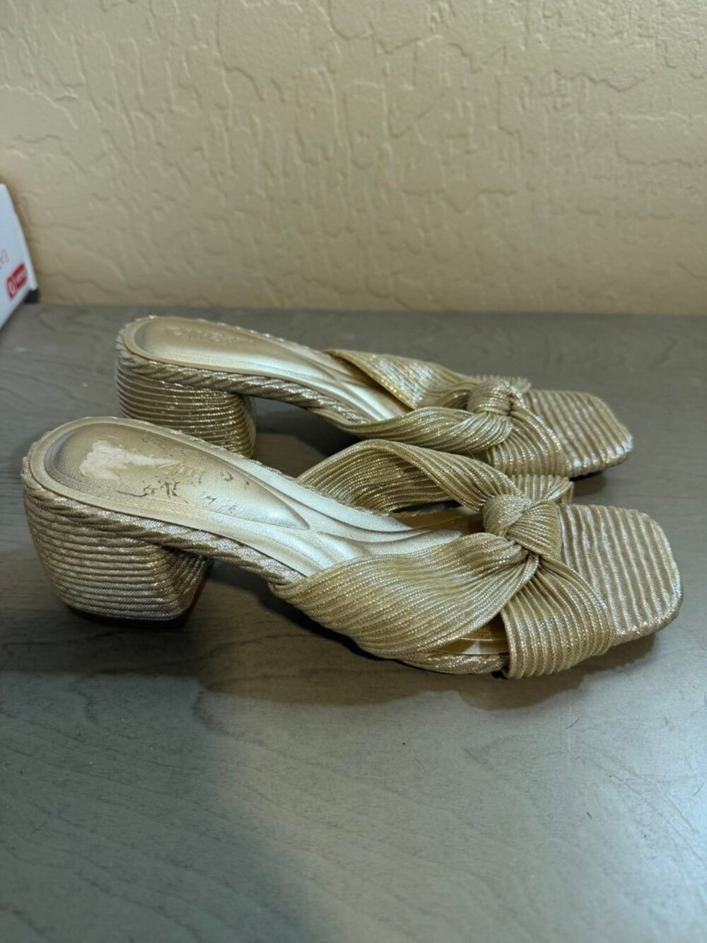 Slip on dress sandals